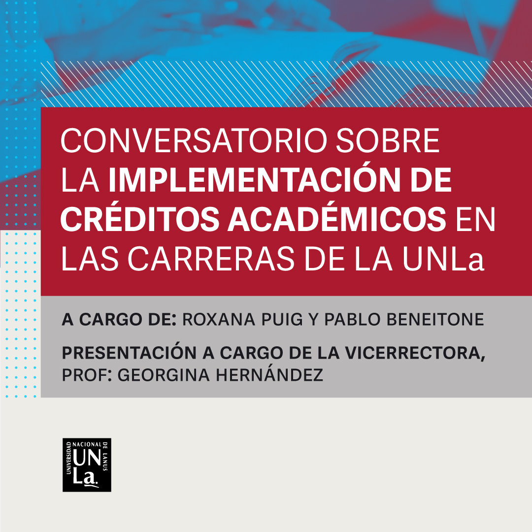 Conversatorio sobre créditos académicos